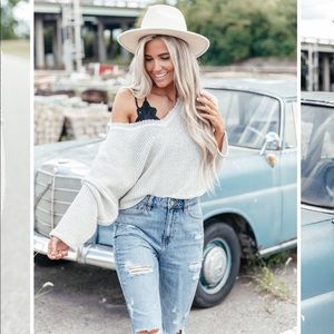 Basically You Knit Top - Oatmeal